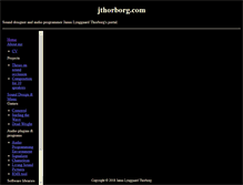Tablet Screenshot of jthorborg.com